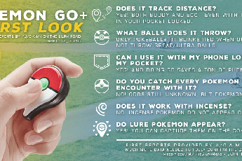 Thiết bị Pokemon GO Plus chỉ cho phép sử dụng Pokeball thường