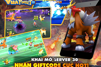 Ra mắt server Entei, Vua Pocket 3D tặng ngay Gift Code giá trị