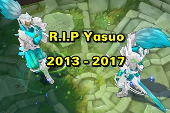 Nếu Riot thực hiện dự định này trong mùa giải 2017, Yasuo chắc chắn sẽ biến mất khỏi Liên Minh Huyền Thoại