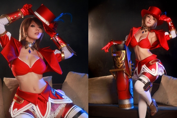 Cosplay nữ xạ thủ quyến rũ của người đẹp Tasha trong nhóm Spiral Cats