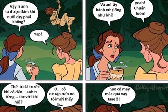 Truyện tranh hài - Các nhân vật cổ tích Disney liệu có hạnh phúc?