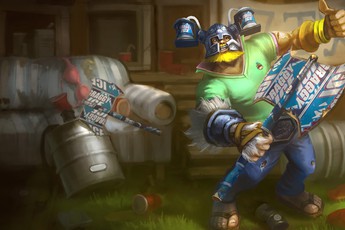 Choáng với gamer cực “lầy” chơi gần 600 trận Olaf leo rank Thách Đấu Hàn Quốc