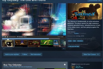 Game thuần Việt Toy Odyssey đã chính thức bán trên Steam, đang giảm giá 10%