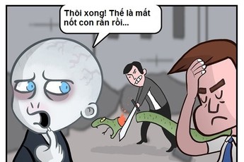 Truyện tranh hài - Voldermort sẽ không thua Harry Potter nếu có một trợ lý tài giỏi
