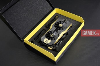 Trên tay VGA siêu phẩm Asus GTX980Ti Gold Edition đầu tiên tại Việt Nam