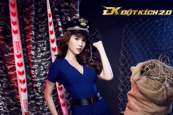 Rò rỉ bộ trang phục nóng bỏng Ngọc Trinh mặc trong Đột Kích