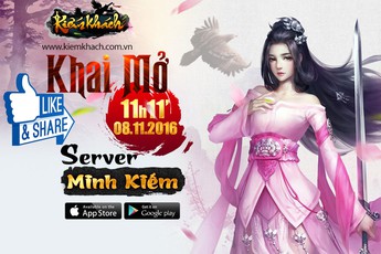 Kiếm Khách tặng Giftcode nhân dịp khai mở server Minh Kiếm