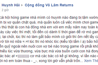 Hài hước chuyện game thủ đại gia họp nhau tìm kế... trốn vợ cày Game