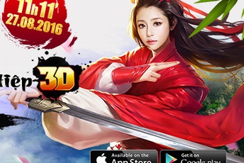 Kiếm Khách 3D Open Beta hôm nay 27/08, tặng giftcode