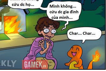 Truyện tranh hài - Lý do cho thấy nuôi Pokemon thật là nguy hiểm