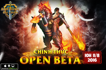 Anh Hùng Đại Chiến chính thức ra mắt, tặng ngay VIPCode 3 triệu đồng