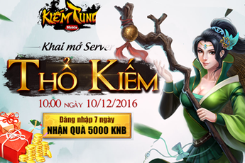 Ra mắt Thổ Kiếm, Kiếm Tung Mobile tặng ngay 500 Giftcode siêu “hot”