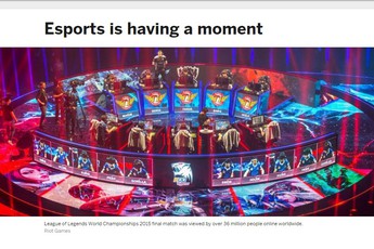 Kênh truyền hình thể thao ESPN đã lấn sân vào DOTA 2 và Liên Minh Huyền Thoại