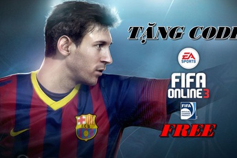GameK tặng 30 code FIFA Online 3 tổng trị giá 300 triệu EP (10/5)