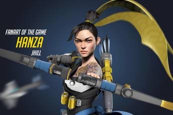 Game thủ Overwatch choáng ngợp trước trang phục Hanza - phiên bản nữ của Hanzo