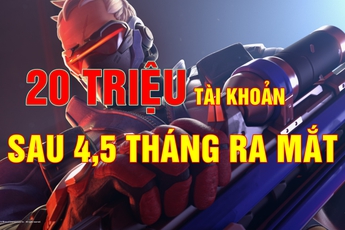 Blizzard tự tin khoe chiến tích "Overwatch cán mốc 20 triệu tài khoản"