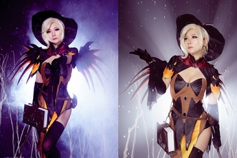Nữ game thủ dùng chổi quét nhà để chế đồ cosplay, và kết quả đẹp đến không ngờ