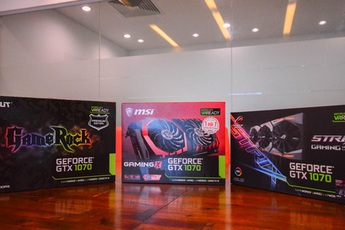 Cận cảnh ba card đồ họa GTX 1070 cực hot mới về Việt Nam