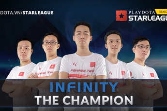 Chung kết Playdota Star League: Chức vô địch hoàn hảo của Infinity