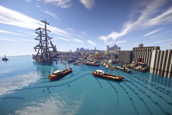 Mất gần 3 năm, thành phố của Assassin’s Creed IV được tái hiện trong Minecraft