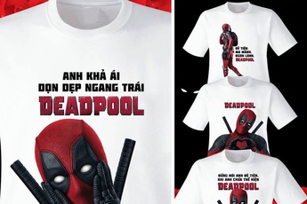 GameK gửi tặng độc giả 5 áo phông Deadpool cực "dị"