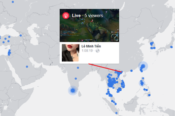 Nhìn vào bản đồ này mới thấy được nghề stream game tại Việt Nam đông đảo đến thế nào