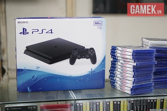 Cận cảnh máy PS4 Slim cực hot đầu tiên tại Hà Nội