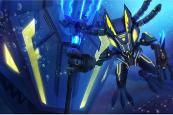 Lộ diện 2 trang phục Liên Minh Huyền Thoại concept Siêu Ngầu: Fizz Máy Móc, Thresh Shinigami