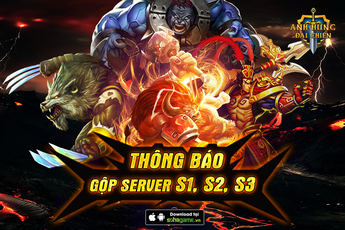 Tưng bừng gộp server, Anh Hùng Đại Chiến tặng ngay hàng loạt Giftcode giá trị