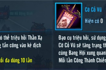 Võ Lâm Truyền Kỳ Mobile: Cách sắp xếp đạo cụ công thành hiệu quả