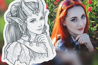 Chiêm ngưỡng những bức ký họa chân dung theo phong cách DOTA 2 cực độc
