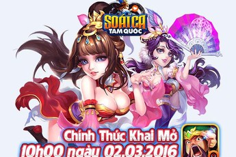 Soái Ca Tam Quốc tặng 200 Giftcode nhân dịp ra mắt tại Việt Nam