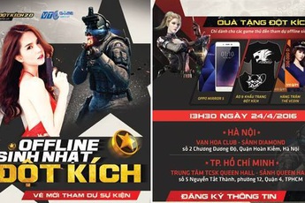 Game thủ Đột Kích “tắt máy tính” đón tiệc Sinh Nhật 12 tỷ đồng