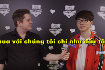 Liên Minh Huyền Thoại - Faker: "Thua với chúng tôi chỉ như đấu tập để cải thiện cho trận tiếp theo"