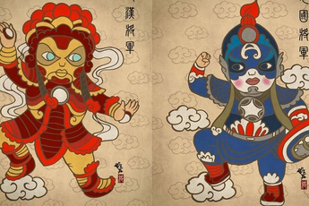 Ngộ nghĩnh siêu anh hùng Marvel hóa thân diễn viên "tuồng"