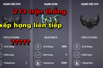 Hàng loạt tài khoản Liên Minh Huyền Thoại Việt Nam thắng 200 trận rank thua 0, hóa ra đây là lý do