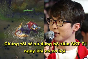 Phỏng vấn Faker: "Chúng tôi sẽ sử dụng bộ trang phục SKT T1 mới ngay khi có cơ hội"
