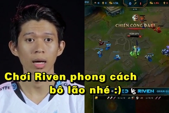 Gừng càng già càng cay, QTV dùng kinh nghiệm "cảm hóa" MeoU, đại thắng 2-0 tại giải solo Zed vs Riven