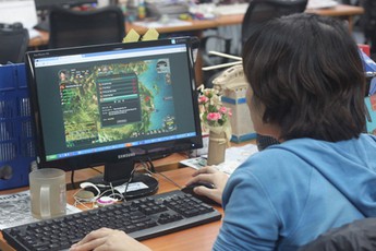 Tôi đã biến cả văn phòng thành... quán game như thế này đây