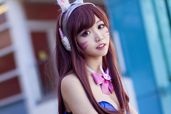 Ngất ngây với nàng D.Va Thỏ Ngọc cực dễ thương trong Overwatch