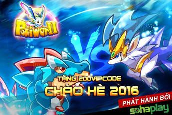SohaPlay tặng 200 vipcode Webgame Pokiwar chào Hè 2016