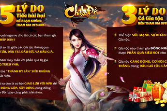 Offline Chinh Đồ Mobile – Một sự kiện mà tất cả các game thủ không nên bỏ lỡ