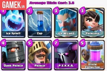 Clash Royale: Deck Double Prince Pekka phổ biến nhất sau bản cập nhật tháng 8