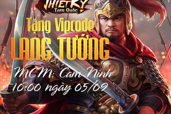 SohaPlay tặng 200 Vipcode Thiết Kỵ Tam Quốc mừng máy chủ mới