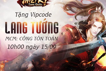 SohaPlay tặng 200 Vipcode Thiết Kỵ Tam Quốc mừng máy chủ mới