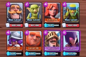 Clash Royale: Leo Arena 9 với bộ Deck gồm toàn thẻ bài có từ Arena 1