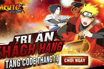 Nhanh tay nhận ngay những GiftCode Naruto Is Me tháng 10 cực kì giá trị trên SohaPlay