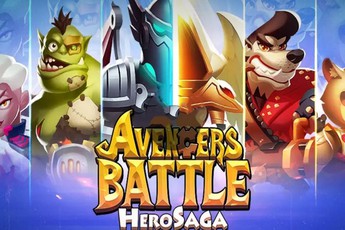 Avengers Battle:Hero Saga - Game dàn trận độc đáo, tạo hình chibi dễ thương