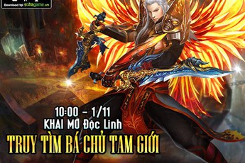 Khai mở server Độc Linh, Nhất Kiếm Phi Thiên tặng 500 Gift Code giá trị