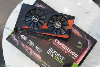 Đánh giá card màn hình Asus GTX 1050 Ti Expedition: Tối ưu độ bền, hiệu năng khá nhưng giá quá cao